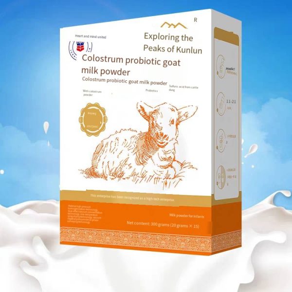 Xinjiang Colostrum Probiotic Goat Milk Powder is a milk powder for middle-aged and elderly students and adults