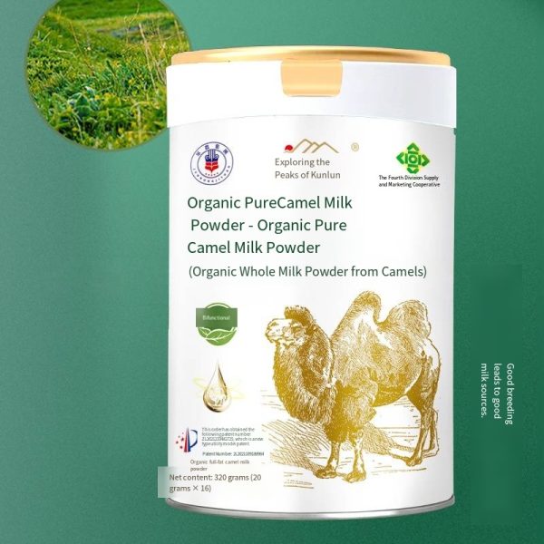 Kunlun Organic Whole Milk Camel Milk.for teenagers and students  Camel Milk.Pure camel milk for the elderly and middle-aged.