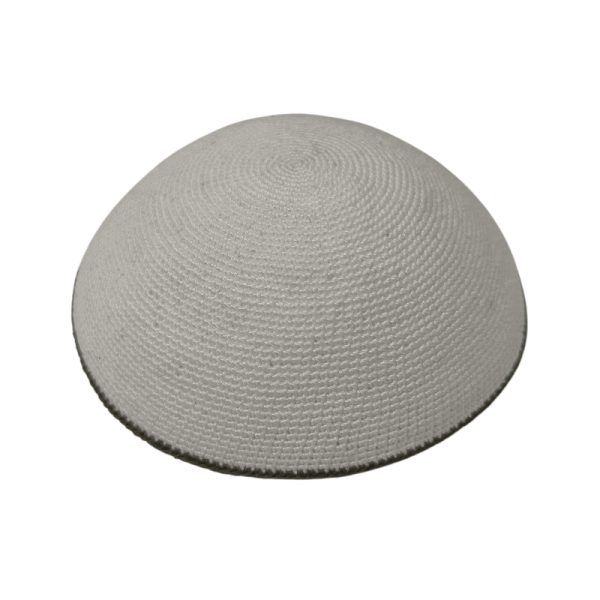 Customizable Design Handcrafted 100% Cotton DMC Thin Thread Knitted Kippah
