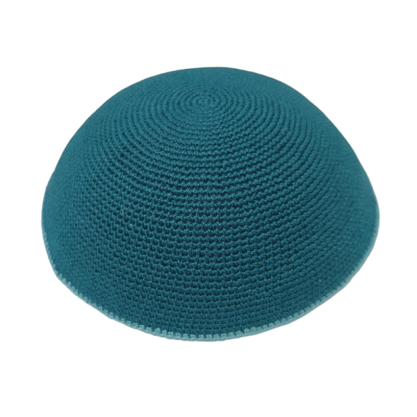 Customizable Design Handcrafted 100% Cotton DMC Thin Thread Knitted Kippah