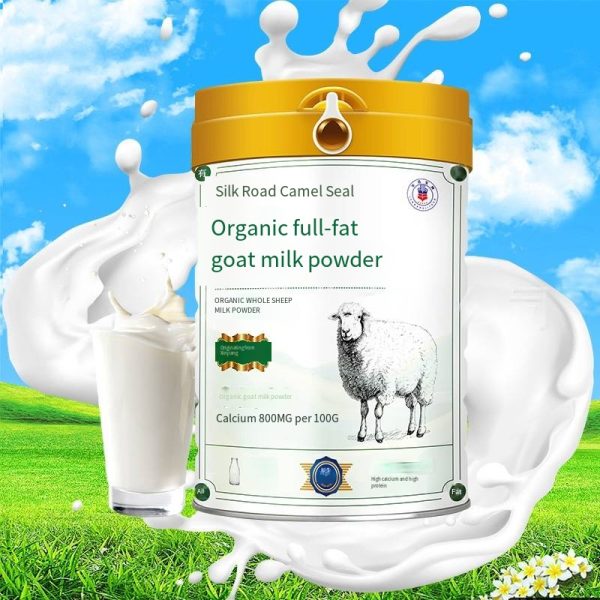 Customized organic full-fat pure sheep milk powder from Xinjiang. Organic sheep milk powder with brand name