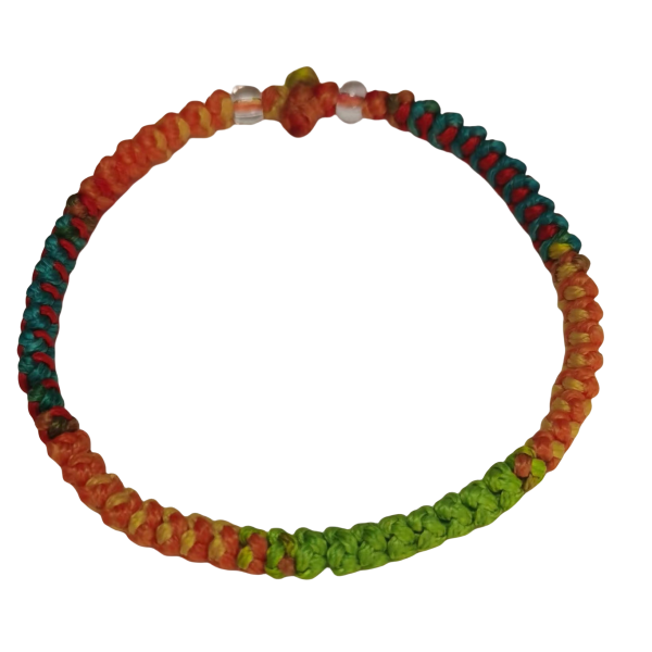 Factory Custom Orthodox Prayer Rope Bracelet for Kids, Brojanica, Komboskini, Chotki, Thin Waxed Thread Prayer Rope Bracelets the five colours and lucency beads