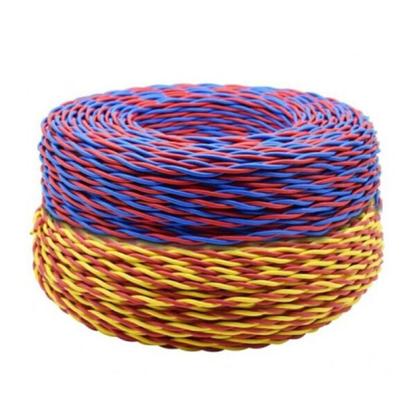 NH-RVS fire-resistant twisted pair 2*2.5 oxygen-free copper core wire, rubber waterproof fire-resistant wire, suitable for home and commercial decoration.