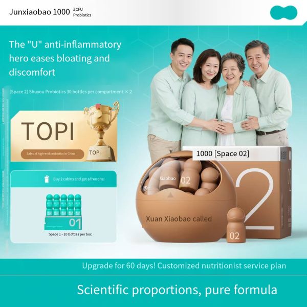 Junxiaobao Space 2 Probiotics - Highly active Ready-to-eat Lactobacillus reuteri for adults