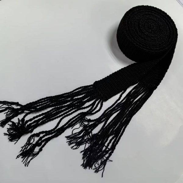 Factory Wholesale Handmade Blank Reyon Silk Gartel Strings, Gartel Ritual Belt, Hand Crochet Gartelused, Sprang Silk Gartels