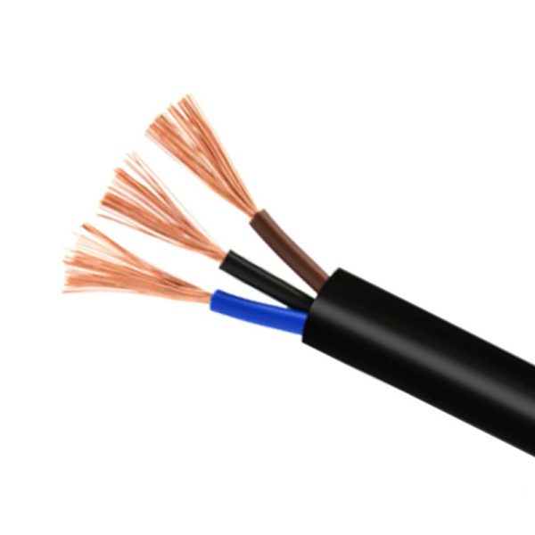 Tian Hong Xiang industrial engineering RVV black sheathed wire - oxygen-free copper polyvinyl chloride 3*0.3 three-core electrical wire and cable - 10 rolls packed