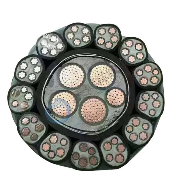 Available are power aluminum core cables. This is the power engineering type high-voltage wire model YJLV22 with 3*185 specifications. The minimum order quantity is 10 meters.