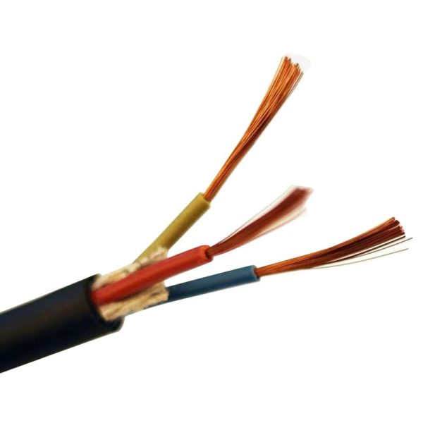 YC rubber-covered wire - 3+2 core waterproof cable, 10/16/25/35/50/70/95/120/150 square millimeters, 1-meter minimum order quantity.