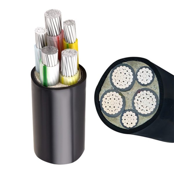 We have in stock high-insulation aluminum-core wires. Underground dedicated cables with low voltage YJLV22, 4*25 + 1*16. 10 meters minimum order quantity.