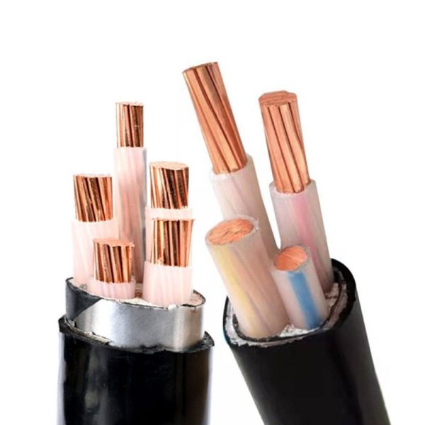 Non-deforming instrument and meter cables, rubber sleeves, low-voltage wires YJV22, 2*1.5, copper wire, 10 meters per batch.