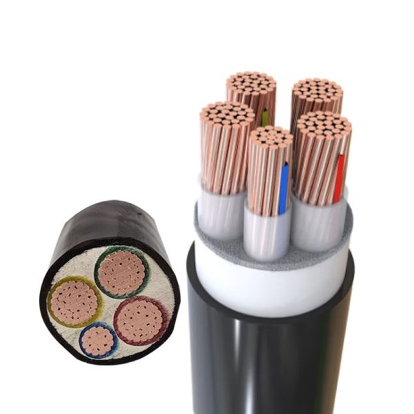 Buried armored YJV22 copper core 3+2 cable with 2/3/4/5 cores, 10/16/25/35/50 square in diameter. 3+1 cable, starting from 10 meters per batch.
