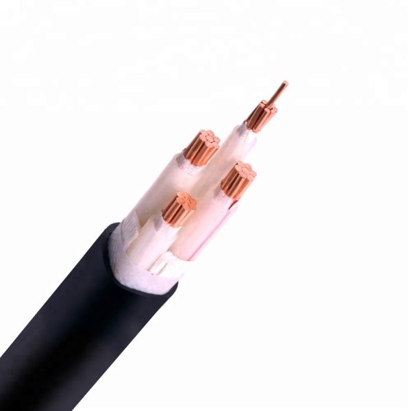 Stretchable PVC wire, engineering construction low-voltage bare copper wire power cable, YJV4*10 insulated power cable, 10-meter batch starting point