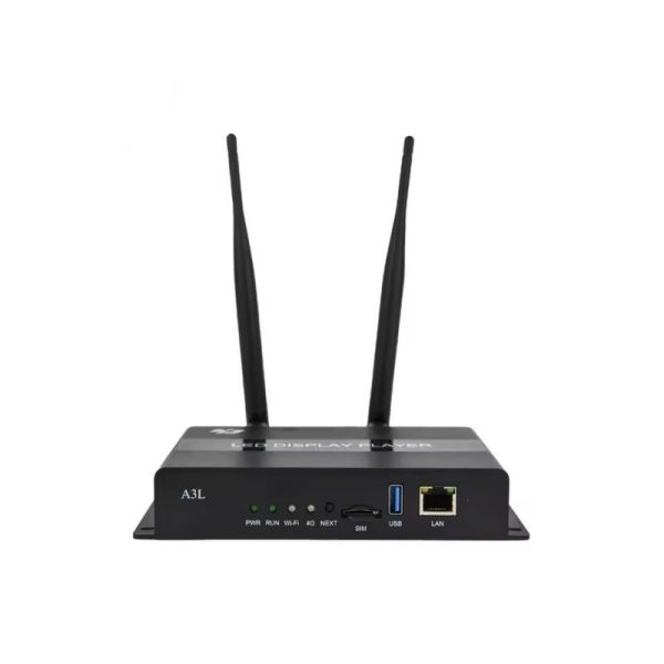 HD-A3L Wi-Fi Wireless Full Color LED Display Multimedia Player with Transmitter Card Box, Huidu A3L, 1 piece minimum order.