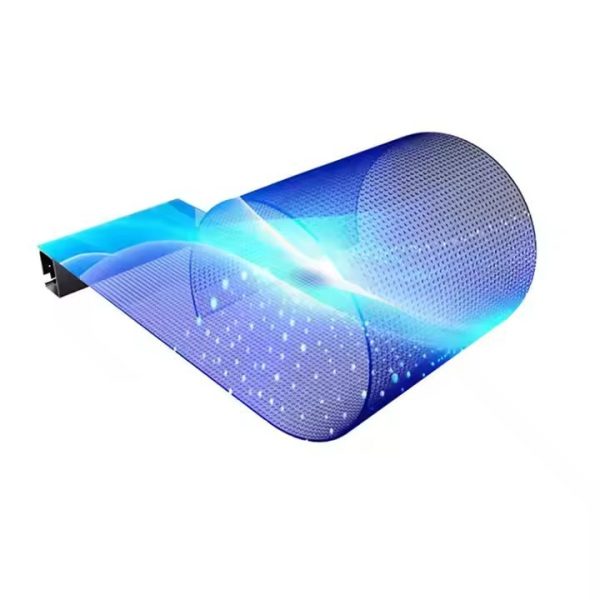 Transparent glass film walkway screen wall ice screen, flexible crystal core film screen, stage high-definition LED display screen. 1 piece minimum order.