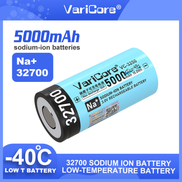 VariCore VC-3250 32700 Sodium Ion 3.0V 5000mAh -40°C Low Temperature Sodium Ion Rechargeable Battery for Power Tools, Etc