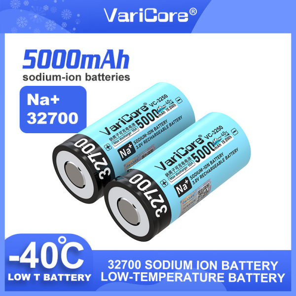 VariCore VC-3250 32700 Sodium Ion 3.0V 5000mAh -40°C Low Temperature Sodium Ion Rechargeable Battery for Power Tools, Etc