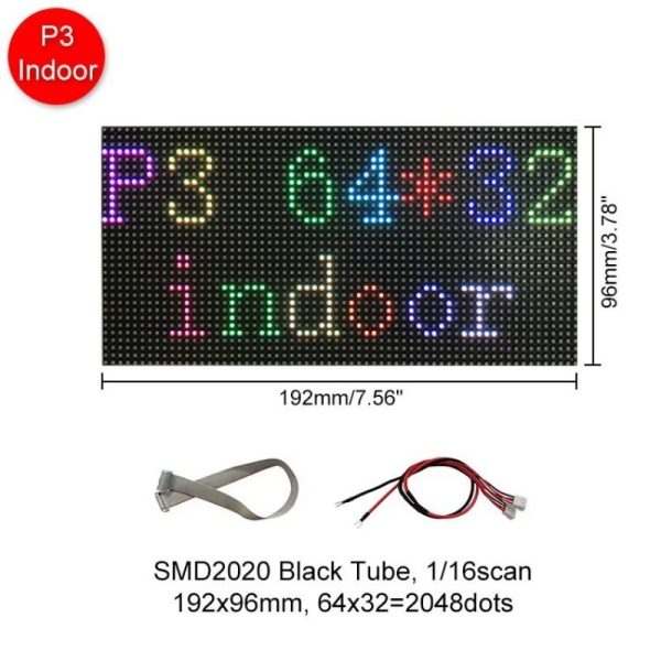 P2 P2.5 Full-color indoor LED module, LED display high-definition panel, LED display module screen factory wholesale. Minimum order quantity: 3 pieces.