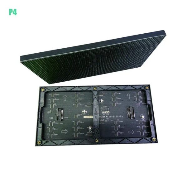 Factory direct supply indoor full-color LED screen module P4 256x128 LED display panel RGB high-definition large screen. 1 piece minimum order.