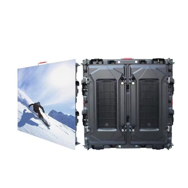 Outdoor high-definition LED display wall for building advertising, 960X960mm, P6.67, suitable for stadiums. Minimum order quantity: 1 unit.